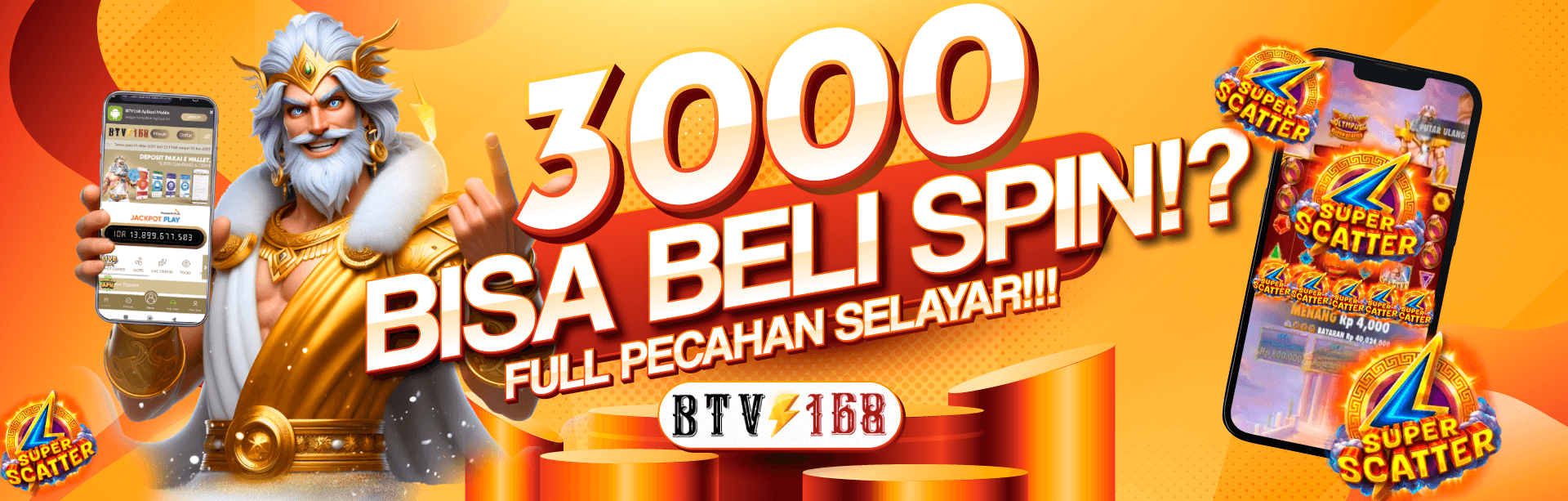 FREE SPIN BTV168 x PRAGMATIC PLAY
