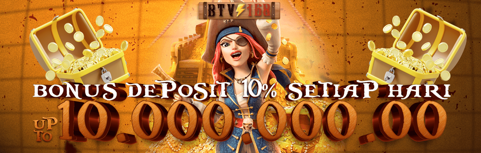 BONUS DEPOSIT SLOT 10% SETIAP HARI