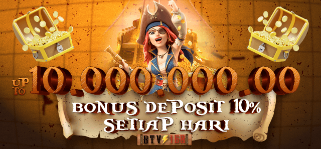 BONUS DEPOSIT SLOT 10% SETIAP HARI
