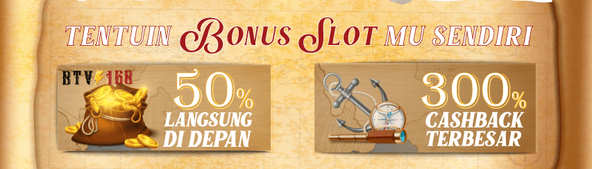 Bonus Member Baru Di Depan 50% Slot & Arcade