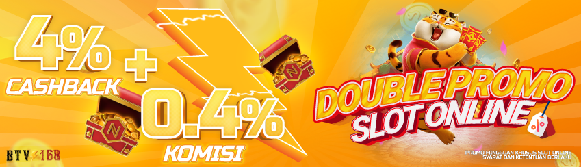 CASHBACK 4% + KOMISI ROLLINGAN 0.4% SLOT ARCADE
